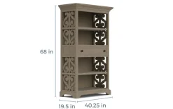 Bellamy Office Bookcase In White