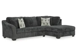 Biddeford Sofa Chaise In Shadow, Left Facing