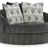 Biddeford Swivel Chair In Shadow