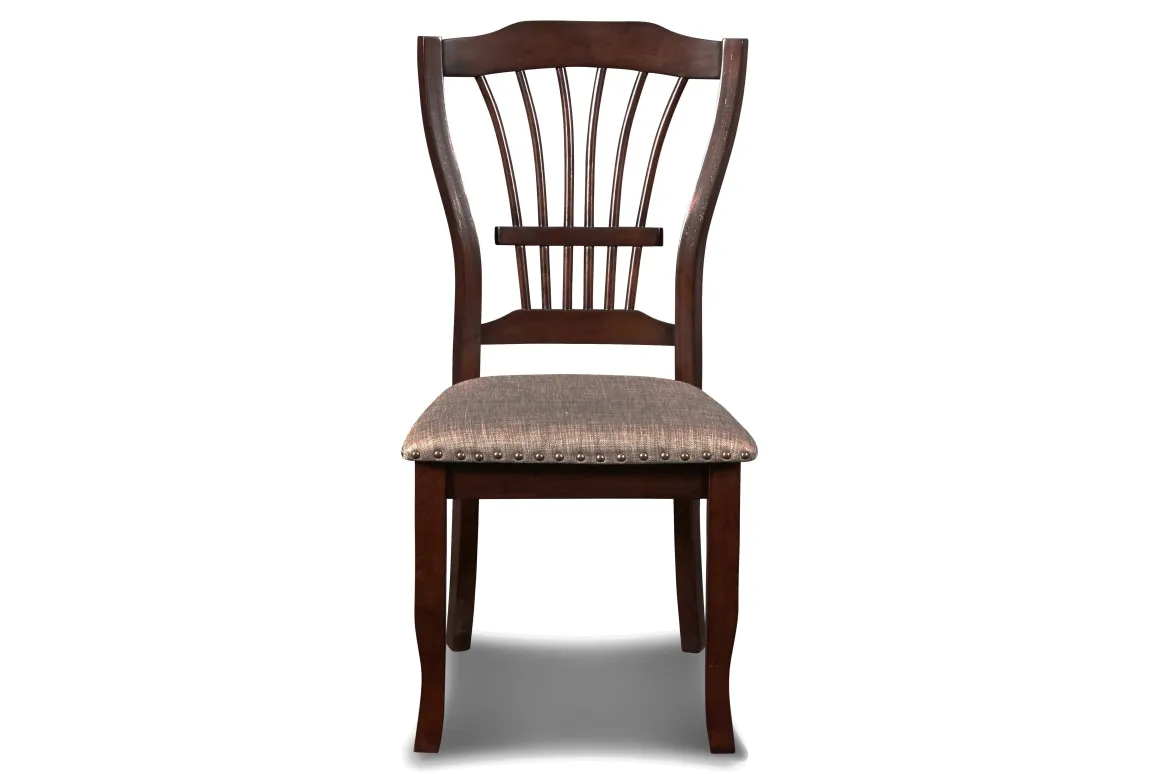 Bixby Oval Dining Table & 6 Chairs In Espresso