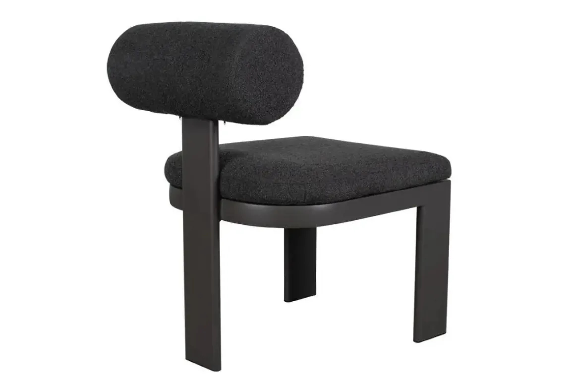 Bolster Outdoor Side Chair In White