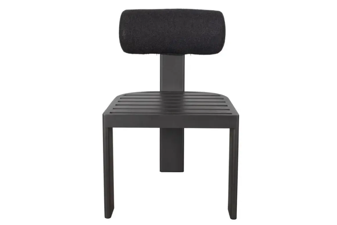 Bolster Outdoor Side Chair In White