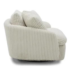 Boomer Swivel Chair In Dove