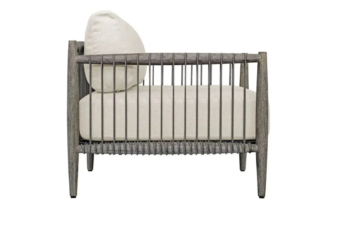 Borneo Outdoor Lounge Chair In Brown