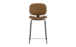 Brennan Round Counter Height Dining Table & 4 Stools In James Mocha