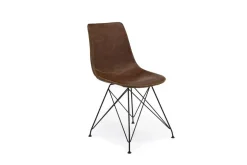 Brennan Round Dining Table & 4 Chairs In Theo Slate