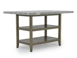 Brighton Counter Height Dining Table In Gray