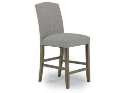 Brighton Counter Height Stool In Light Gray/Light Brown