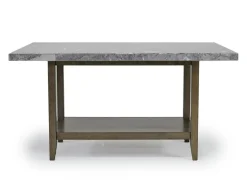 Brighton Dining Table & 6 Chairs In Gray