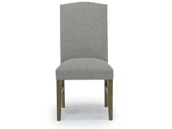 Brighton Side Chair In Light Gray/Light Brown
