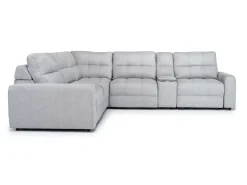 Bryce 6 Piece Power Sectional In Savannah Coin