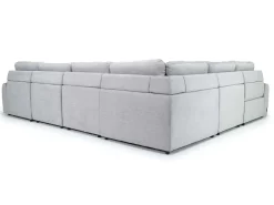 Bryce 6 Piece Power Sliding Sectional W/ Power Armless Slider In Savannah Coin
