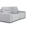 Bryce Power Sliding Console Loveseat In Savannah Coin