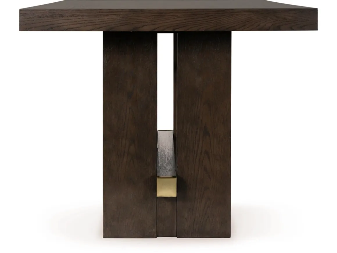 Burkhaus Counter Height Dining Table In Dark Brown