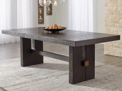 Burkhaus Extendable Dining Table In Dark Brown