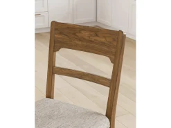 Cabalynn Counter Height Dining Table & 4 Stools In Light Brown