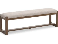 Cabalynn Dining Bench In Oatmeal/Light Brown