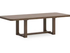 Cabalynn Extendable Dining Table & 8 Chairs In Light Brown