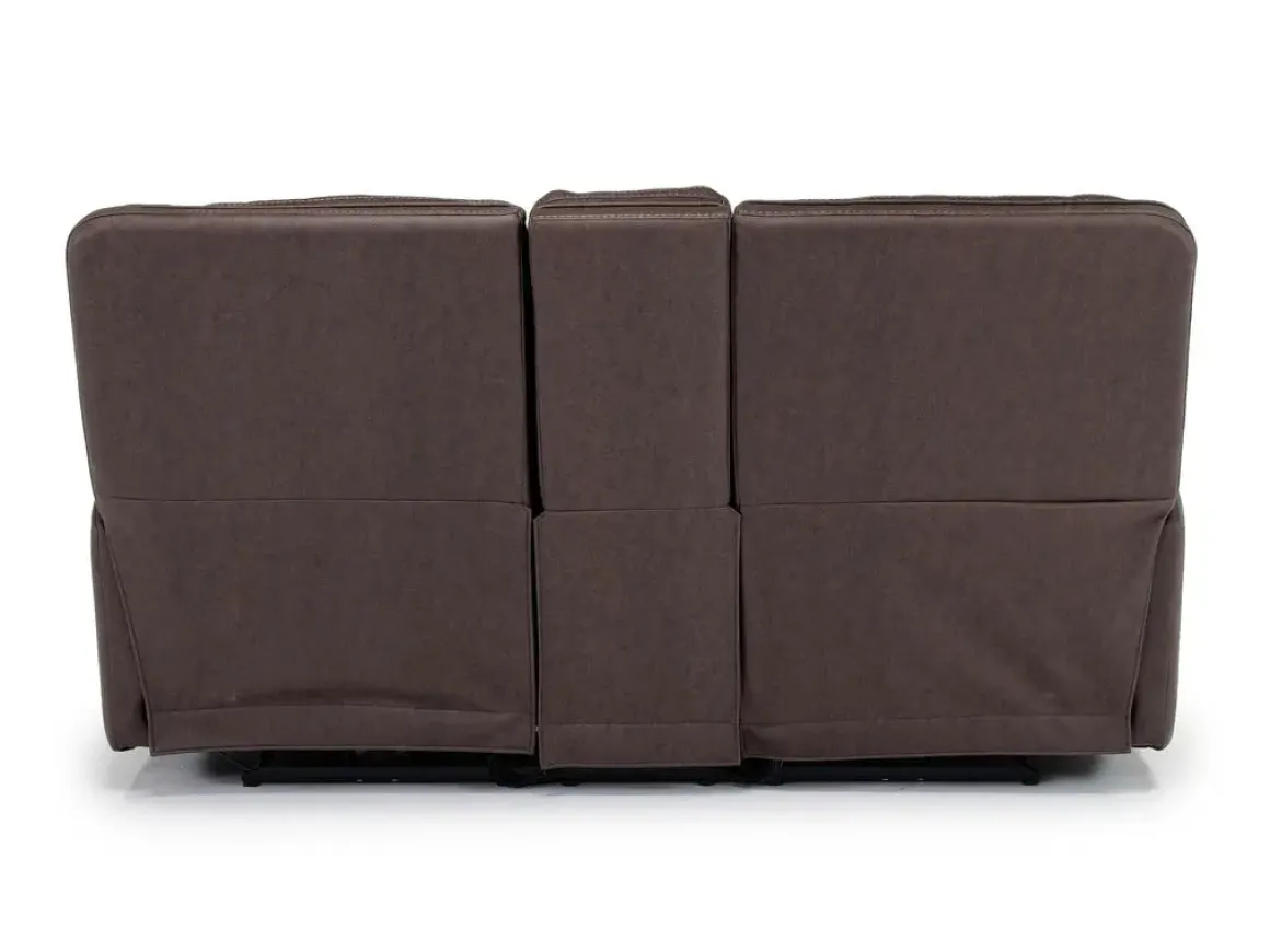 Cannes 3 Power Theater Console Loveseat W/ Immersive Sound In Jumbo Bark