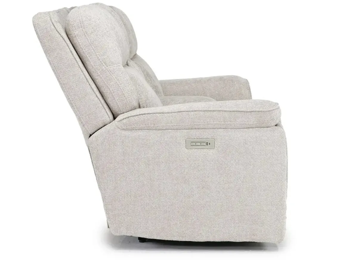 Cannes 3 Power Theater Console Loveseat W/ Immersive Sound In Jumbo Bark