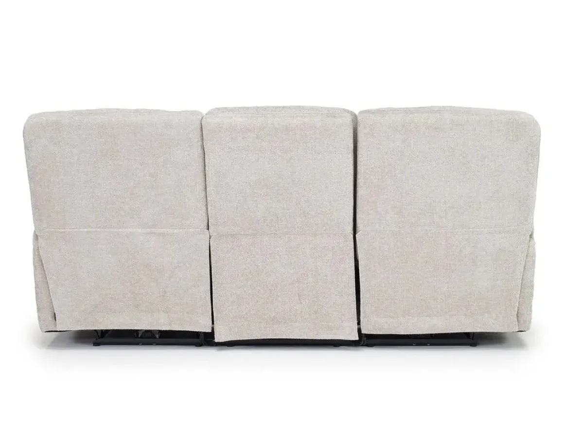 Cannes 3 Power Theater Sofa W/ Immersive Sound In Maze Tan