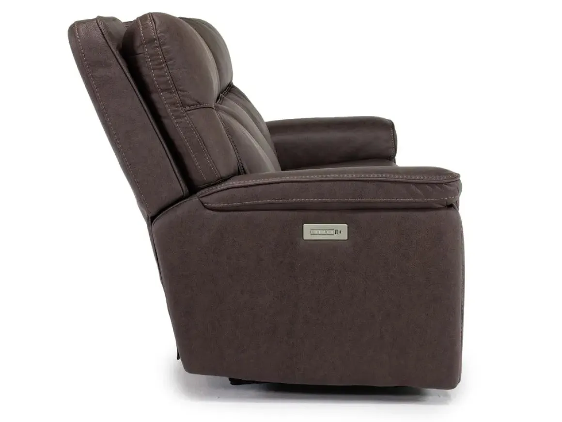 Cannes 3 Power Theater Sofa W/ Immersive Sound In Maze Tan