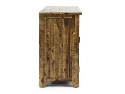 Cannon Valley Fireplace Console In Brown