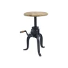 Carter Crank Accent Table In Natural