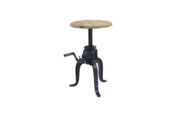 Carter Crank Accent Table In Natural