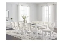 Chalanna Upholstered Side Chair In White, Set Of 2