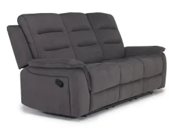 Chanell Reclining Sofa & Console Loveseat In New Nappa Gray
