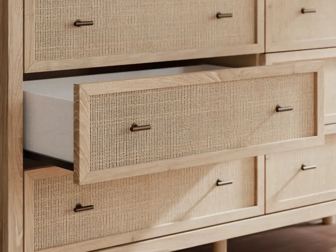 Cielden Dresser In Tan