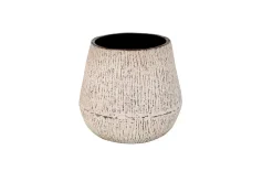 Claymount Large Vase In Distressed White
