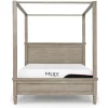Country Side Canopy Bed In Brown, Queen
