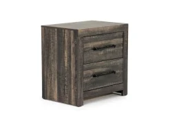 Dallas Panel Bed W/ Lights, Dresser, Mirror & Nightstand In White Wash, Twin
