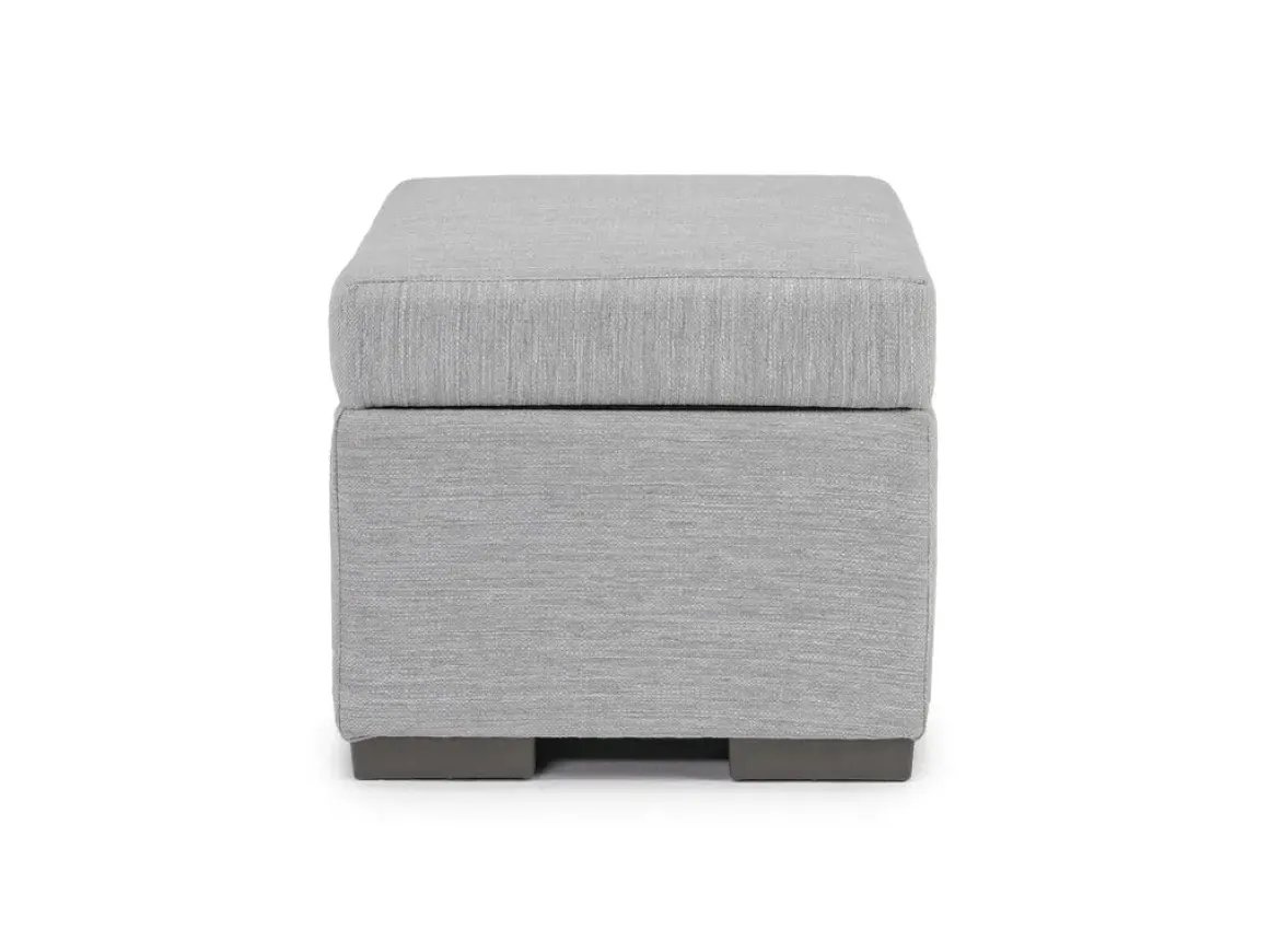 Dennon Storage Ottoman In Sea Salt