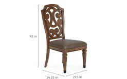 Durango Dining Table & 6 Chairs In Fawn