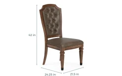 Durango Dining Table & 6 Chairs In Fawn
