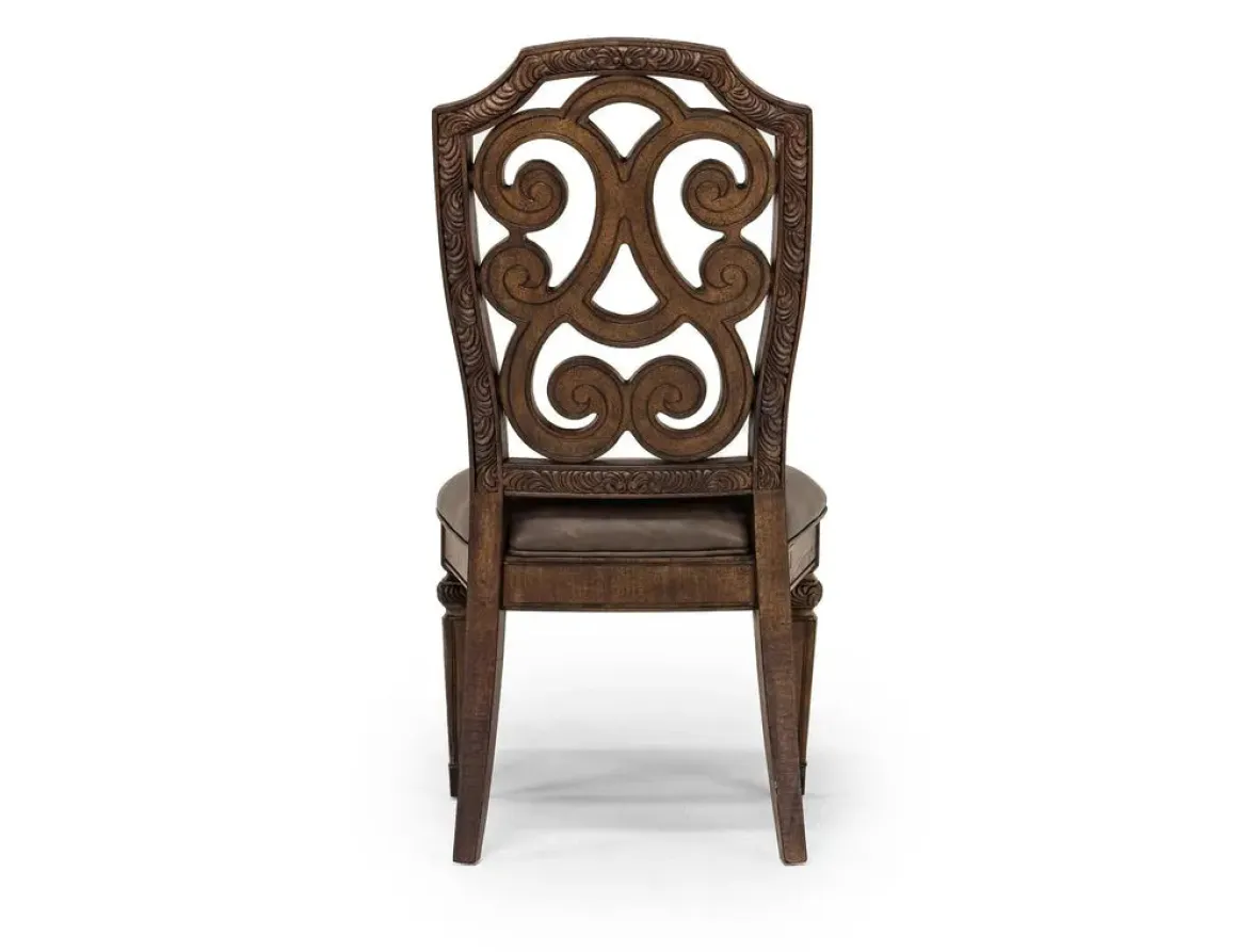 Durango Side Chair In Fawn, Upholstered