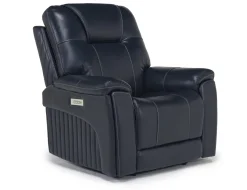 Echo 3 Power Theater Recliner W/ Immersive Sound In Rainier Walnut Leather