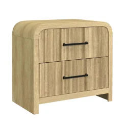 Emberly Panel Bed, Dresser, Mirror & Nightstand In Black, Twin