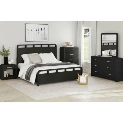Emberly Panel Bed In Natural, Twin