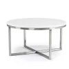 Esme Round Coffee Table In Snowfall