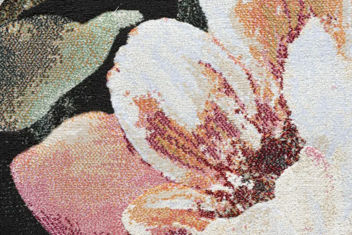 Essentials Studio Rug In Multicolor/Black, 5’ X 7’