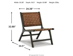 Fayme Accent Chair In Camel