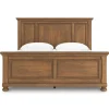 Feddinger Panel Bed In Medium Brown, Queen