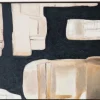 Fexville Abstract Wall Art In Black/Brown/Cream