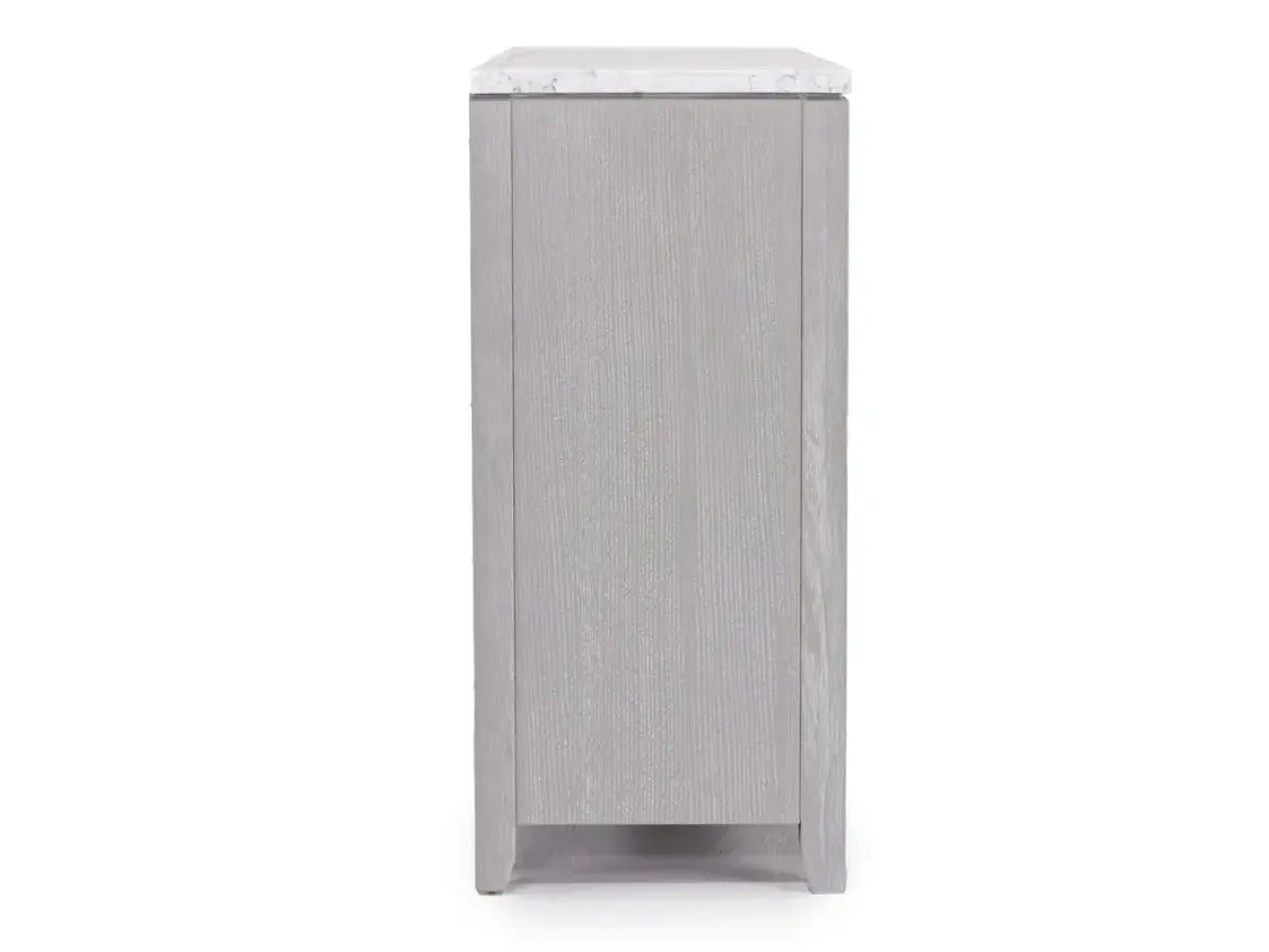 Fiona Dresser In Mist Gray