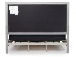 Fiona Storage Bed In Mist Gray, Queen
