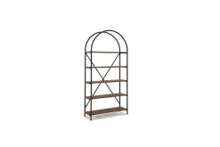 Galtbury Bookcase In Brown/Black